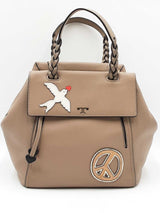 Tory Burch Peace Half Moon Top Handle Satchel Bag Eb1225lixdu