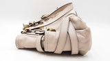 Michael Kors Hamilton White Pebbled Leather Satchel Bag Sd0326ozd7