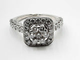 Approx 0.91 Ctw Diamonds 14k Wg 5.0g Ring Size 4.75 Do0724lexdu