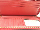 Michael Kors Red Jet Set Travel Continental Wallet Sd0726ordu