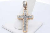 10k Yellow Gold Diamond Cross Pendant 4.4 Grams Eb0226oxzde