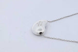 Tiffany & Co. Elsa Peretti 925 Bean Pendant Necklace 7.9 Grams 17 In Eb0926lrxde