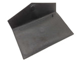 Yves Saint Laurent Uptown Envelope Pouch In Black Graine De Poudre Leather Fw0726orzdu