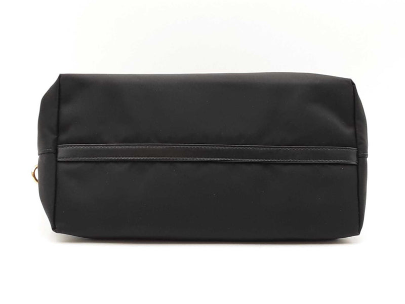 Prada 2-way Satchel In Satchel In Black Tessuto Nylon & Leather Fw0925orxdu