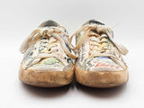 Golden Goose Superstar In Graffiti-printed White Leather Size It 42 Fw0925lrzdu