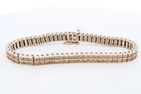 Approx. 1.26ctw Diamond 14k Yellow Gold Bracelet 21.8 Grams 7 Inch Eb1124cxzsa