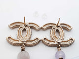 Chanel Faux Pearl, Strass, & Multi-stone Gold-tone Drop Earrings Fw0526lcrdu