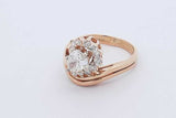 0.66cttw Diamond Ring In 14k Yellow Gold 5 Grams Size 7 Eb0526rxzdu