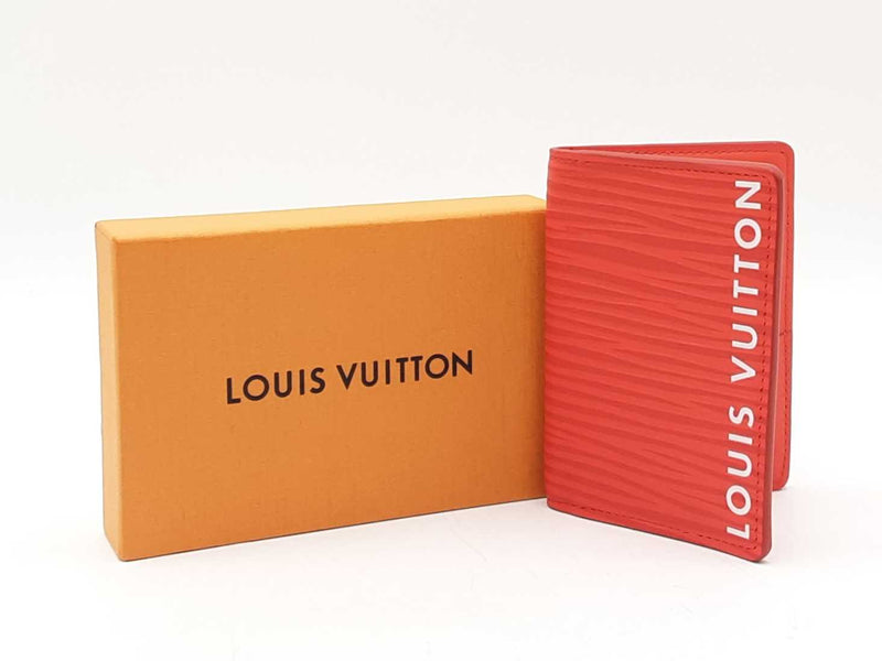 Louis Vuitton Pocket Organizer In Red Epi Xl Grained Leather Fw0725prxdu
