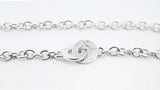 Tiffany & Co. Interlocking Circles 925 Necklace 38.3g 15.5 Inches Fw0426lzxdu