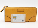 Gucci Bright Diamante Zippy Yellow Wallet Aa0826crsa