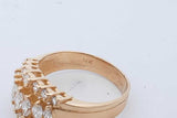 0.28cttw Diamond Ring In 14k Yellow Gold 5.8 Grams Size 8 Eb0726pxzde