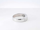 0.69 Cttw Diamond & 18k White Gold Wide Band 10.3 Grams Size 10.25 Fw0826exzdu