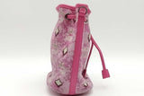 Mcm Pink Monogram Jacquard Dessau Drawstring Bucket Bag Eb1026crsa