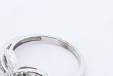 10k White Gold Diamond Infinity Wrapped Ring 2.7 Grams Size 6 Eb1025loxde