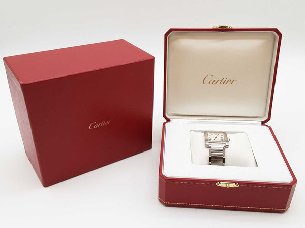 Cartier 2302 28mm Tank Francaise Steel Automatic Watch Do0525lrzxde
