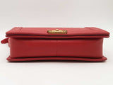 Chanel Large Boy Bag Red Handbag Aa1025ozxzsa