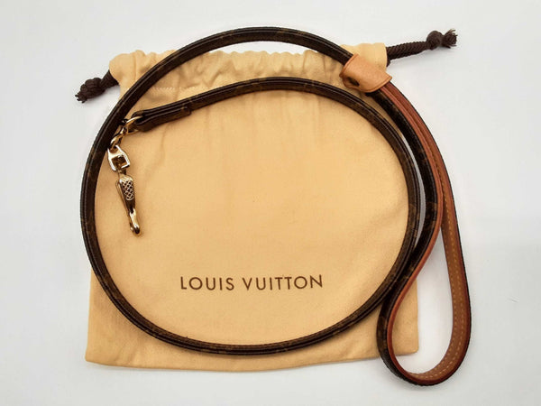 Louis Vuitton Brown Monogram Coated Canvas Leash Do0924lxzde