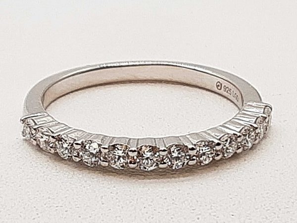 0.45 Cttw Lab Grown Diamonds 0.925 Silver 1.7g Ring Size 7 Do0525rcde