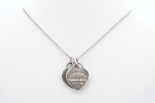 Tiffany & Co. 925 Please Return To Tiffany Heart Tag Necklace 2.9g Eb0924exsa