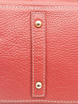 Dooney & Bourke Logo Lock  Pebble Grain Leather Shoulder Bag Fw0924orsa