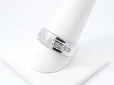 1.60 Cttw Diamond & 14k White Gold Anniversary Ring 8.3g Size 8.75 Fw0826crzdu