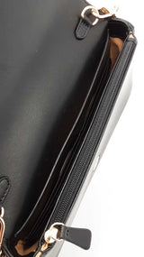 Jimmy Choo Farone Wallet With Chain In Quilted Black Nappa Leather Fw0626ocrdu