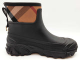 Burberry Ryan House Check Black Rubber Rain Boots Size Eu 40 Do0225lrxde