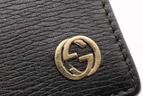 Gucci Black Leather Betty Chain Wallet Eb1026lrxsa