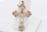 14k Yellow Gold Crucifix Pendant 2.1 Grams Eb0326lorsa