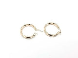 14k Yellow Gold 3.4 Grams Bangle Earrings Mk0226kczmia