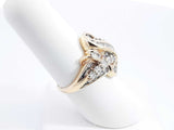 1.16 Cttw Diamond & 14k Yellow Gold Cocktail Ring 6.5 Gram Size 6.75 Fw0426pcrdu