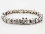 26.0 Cttw Lab Grown Diamonds 14k Wg 30.0g Tennis Bracelet 6.5 In Do0726rxzxde
