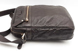 Gucci Guccissima Dark Brown Leather Messenger Crossbody Bag Eb0426lrxsa