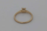 0.1cttw Diamond Ring In 14k Yellow Gold 2.5 Grams Size 6.5 Eb0926lrxsa