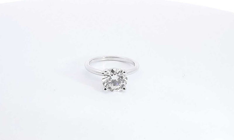 14k White Gold Lab Grown Diamond Solitaire Ring Size 7 Ebllrxdu 144030007212