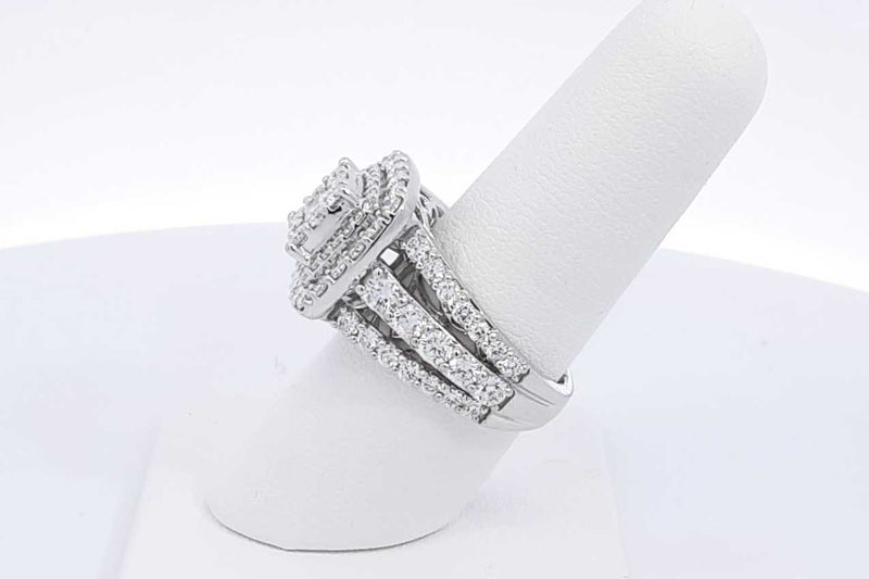 5.16ctw Lab Grown Diamond Ring In 14k White Gold 9.3 Grams Size 7 Eb0225rxzsa