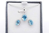 Set Of 5 Gemstone Ensemble Sets In Sterling Silver Eb0925crsa