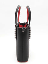 Christian Louboutin Black Leather Mini Cabata Tote Bag Eb0526rxzsa