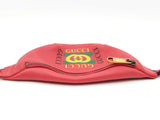 Gucci Hibiscus Red Leather Small Logo Belt Bag Sd0726lpzdu