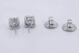 3.0cttw Diamond Stud Earrings In Platinum 5.2 Grams Eb0326rxxzdu