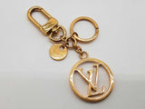 Louis Vuitton Lv Circle Goldtone Bag Charm Key Chain Do0826orxde