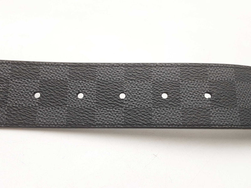 Louis Vuitton Lv Initiales Damier Graphite Reversible Belt 80/32 Sd0825lcrsa