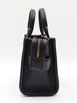 Marc Jacobs The Micro Tote Bag Black Pebbled Leather Fw0926lordu