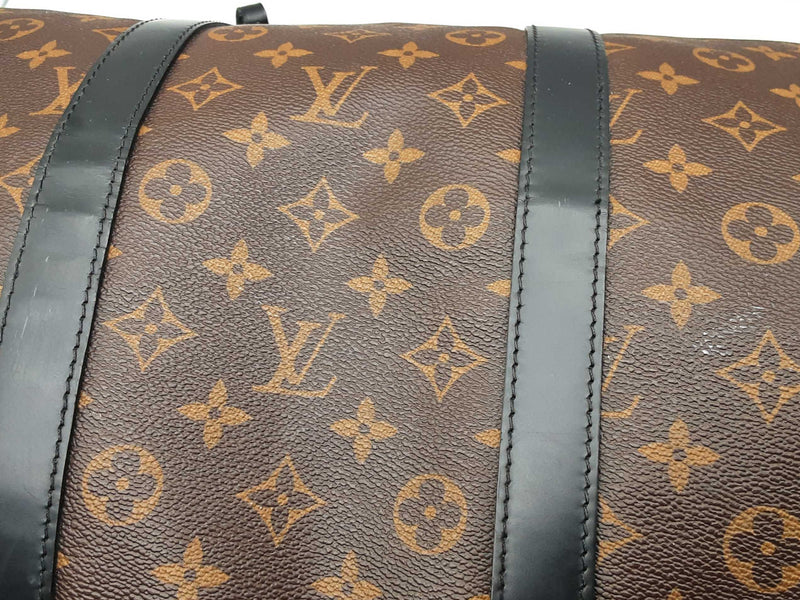 Louis Vuitton 55 Keepall Bandouliere Brown Monogram Duffle Bag Do1224lxzxde