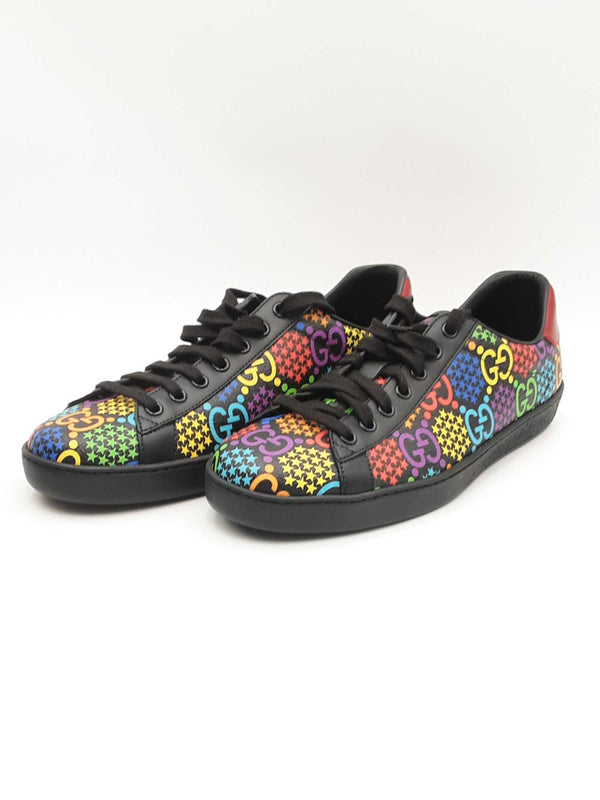 Gucci Gg Supreme Monogram Psychedelic Multi-color Sneakers Size 7 Sd0425lezsa