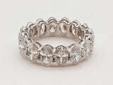 4.80 Cttw Lab Grown Diamonds 14k Wg 4.1g Eternity Band Size 6.5 Do1225lprxde
