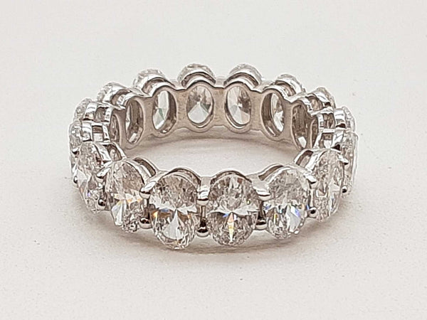 4.80 Cttw Lab Grown Diamonds 14k Wg 4.1g Eternity Band Size 6.5 Do1225lprxde
