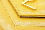 Yves Saint Laurent Grain De Poudre Chevron Quilted Wristlet Clutch Eb0726pxzdu