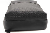 Salvatore Ferragamo Embossed Gancini Black Leather Backpack Eb1225irxsa